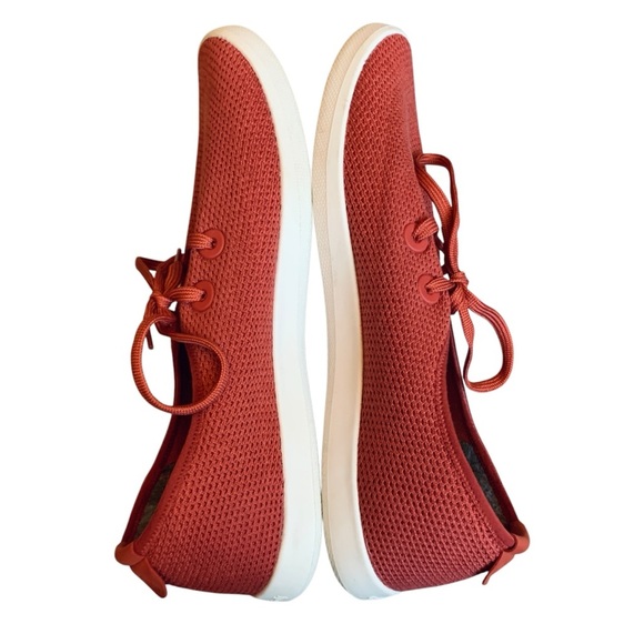 Allbirds Tree Skippers Sneakers Mens 13 Orange Red  Breathable Boat Shoes Wool - Picture 7 of 9
